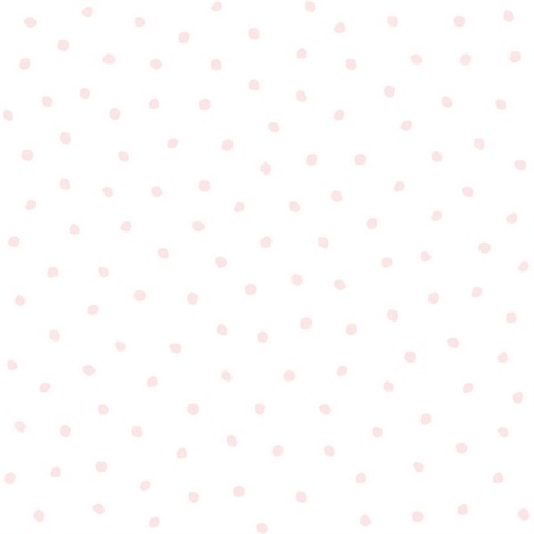 Pixie Pink Polka Dot Wallpaper