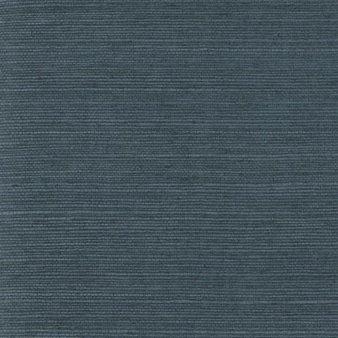 Plain Indigo Grass Natural Organic Wallpaper