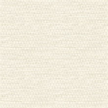 Plaited Grass Cream Reed Textured Wallpaper