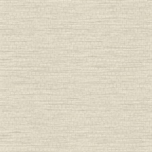 Plaited Grass Light Grey Reed Textured Wallpaper
