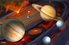 Planets Wall Mural