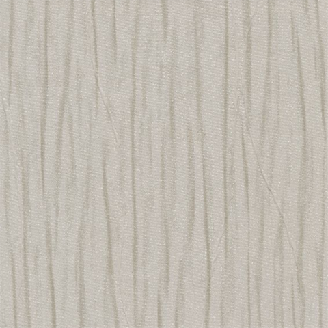 Pleats Alabaster Commercial Wallpaper