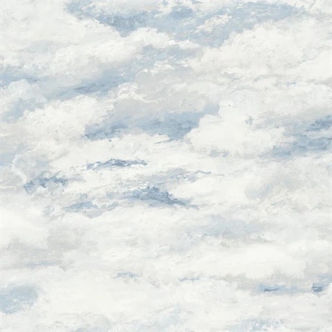 Plein Air Blue Wallpaper