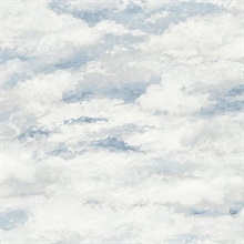 Plein Air Blue Wallpaper