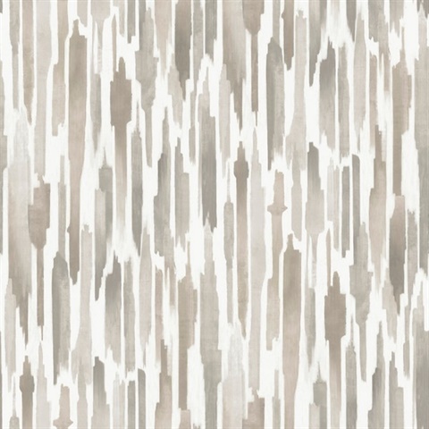 Pluie Light Neutral Watercolor Wallpaper