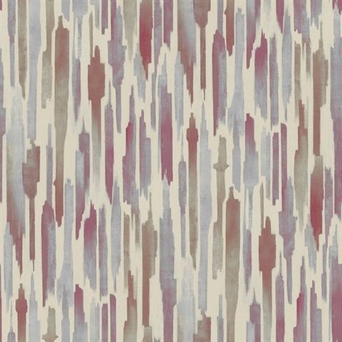 Pluie Multi Watercolor Wallpaper