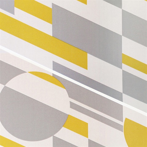 P.L.U.T.O. - Mustard colourway wallpaper
