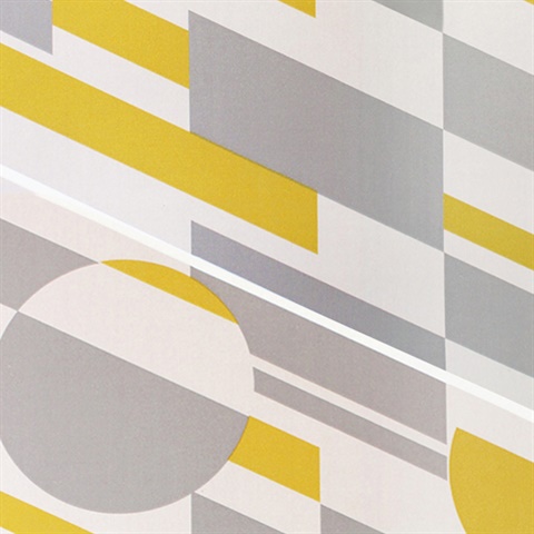 P.L.U.T.O. - Mustard colourway wallpaper