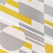 P.L.U.T.O. - Mustard colourway wallpaper