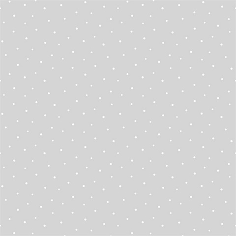 Polka Dots Polka Dot Daydream Grey Peel and Stick Wallpaper
