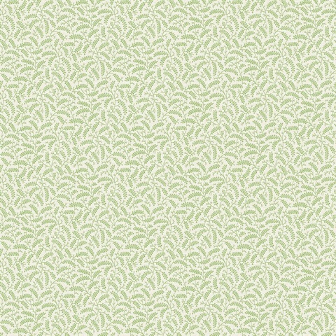 Pomme Small Sprig Leaf Cossette Wallpaper