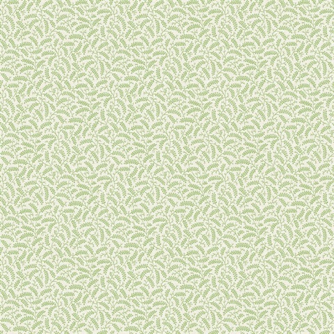 Pomme Small Sprig Leaf Cossette Wallpaper