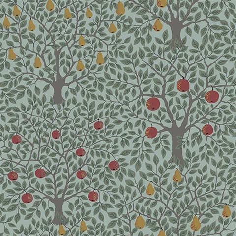 Pomona Green Fruit Tree Wallpaper