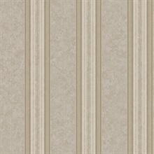 Poppy Grey Baroque Stripe Wallpaper