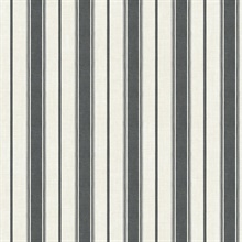 Poppy Seed Eliott Linen Stripe Wallpaper