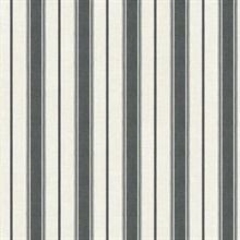 Poppy Seed Eliott Linen Stripe Wallpaper