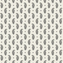 Poppy Seed Maia Paisley Wallpaper