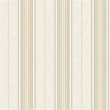 Poppy Winter Baroque Stripe Wallpaper