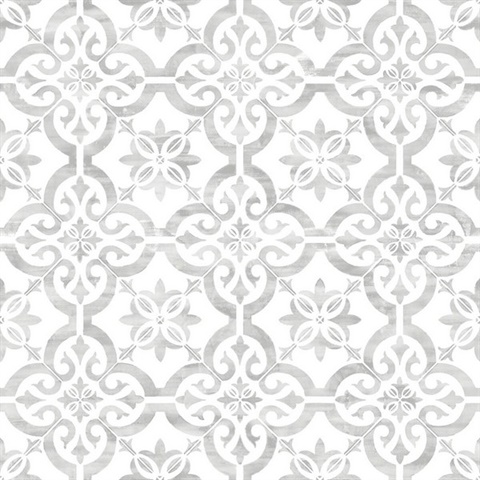 Porto Tile Tile Harbor Mist Peel and Stick Wallpaper