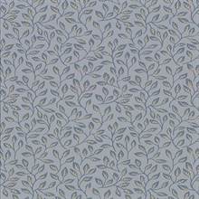 Posey Slate Vines Wallpaper