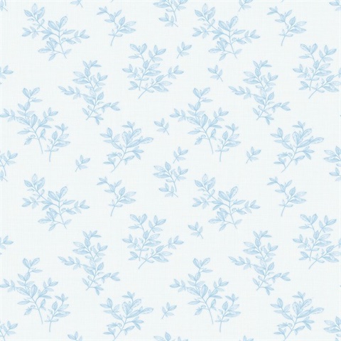 2811 Lv041 Pothos Light Blue Toss Wallpaper Boulevard