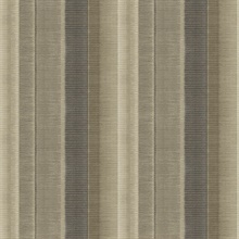 Potter Taupe Flat Iron Vertical Striped Wallpaper
