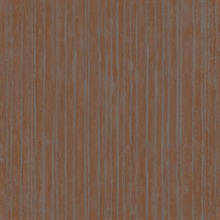 Precious Metal Copper Corrugated Industrial Wallpaper