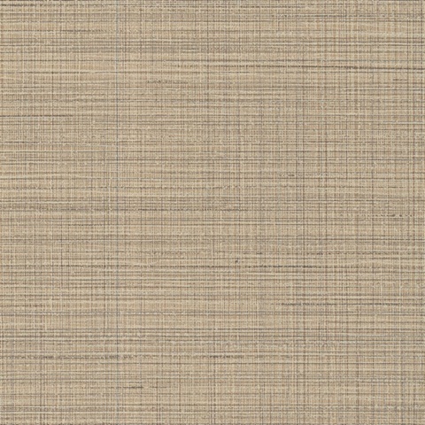 Premiere Light Brown Faux Linen Wallpaper