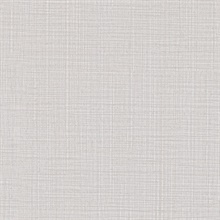 Premiere Light Grey Faux Linen Wallpaper