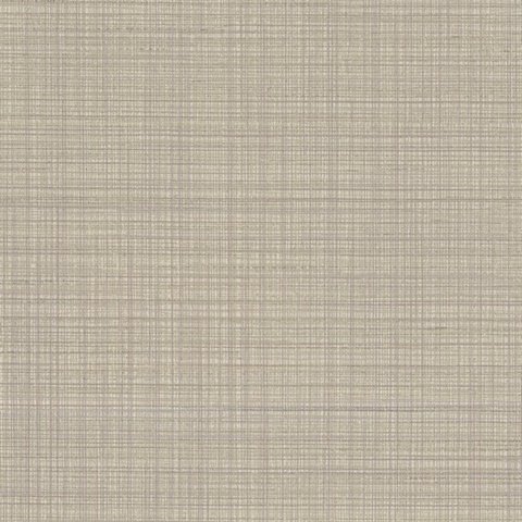 Premiere Neutral Faux Linen Wallpaper