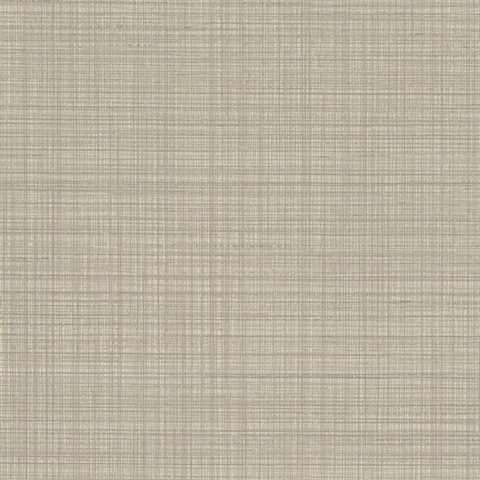 Premiere Neutral Faux Linen Wallpaper