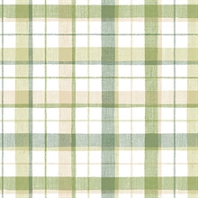 Pretty Green Plaid Wallpaper