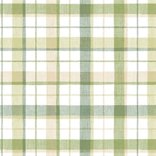 Pretty Green Plaid Wallpaper