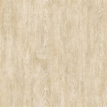 Priscilla Sand Faux Wood Wallpaper