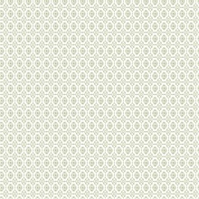 Priti Sage Floral Geo Grid Wallpaper
