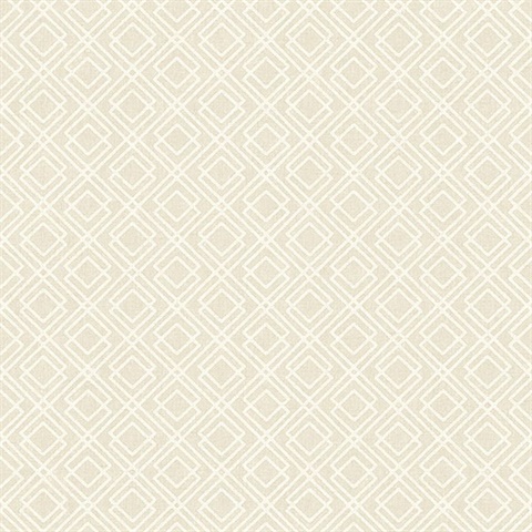 Puck Wheat Geometric Wallpaper