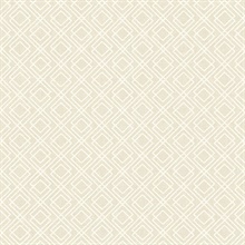 Puck Wheat Geometric Wallpaper