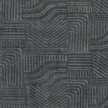 Pueblo Indigo Global Geometric Wallpaper