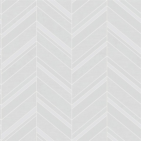 Punta Mita Grey Chevron Wallpaper