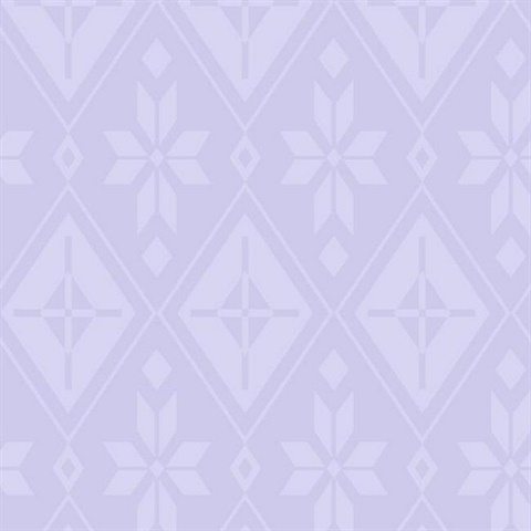 Purple Disney Frozen 2 Elsa's Bedroom Wallpaper