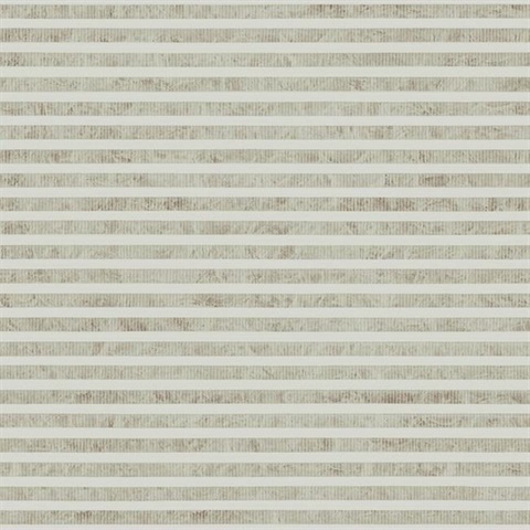 Putty & Brown Faux Capiz Wallpaper