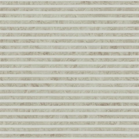 Putty & Brown Faux Capiz Wallpaper