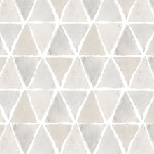 Pyramid Scheme Beige & Taupe Wallpaper