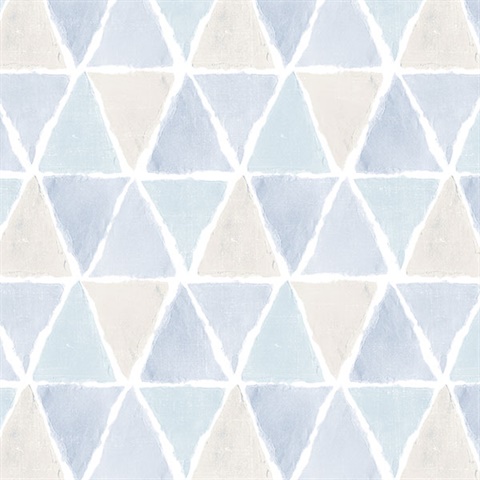 Pyramid Scheme Blue Wallpaper