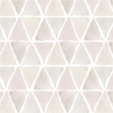 Pyramid Scheme Pink Wallpaper