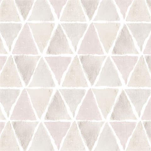 Pyramid Scheme Pink Wallpaper