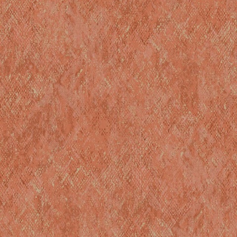Python Diamond Texture Terracotta Wallpaper