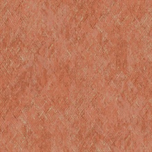 Python Diamond Texture Terracotta Wallpaper