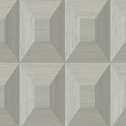 Quadrant Geo Geometric Daydream Grey Peel and Stick Wallpaper