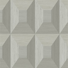 Quadrant Geo Geometric Daydream Grey Peel and Stick Wallpaper